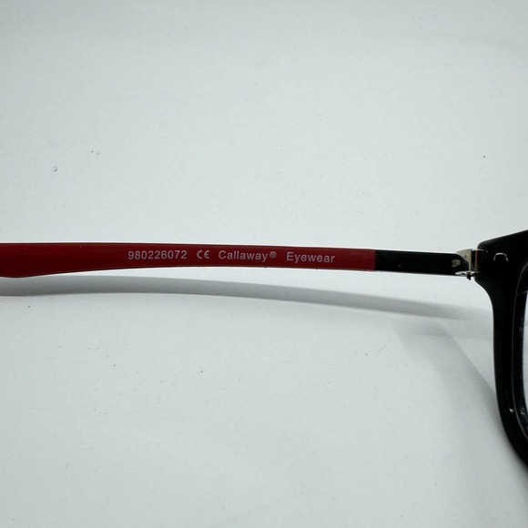 Callaway Eyewear CA502 BLK Full Rim Optical Frame Red 54-18-145 H9960 - Picture 5 of 8